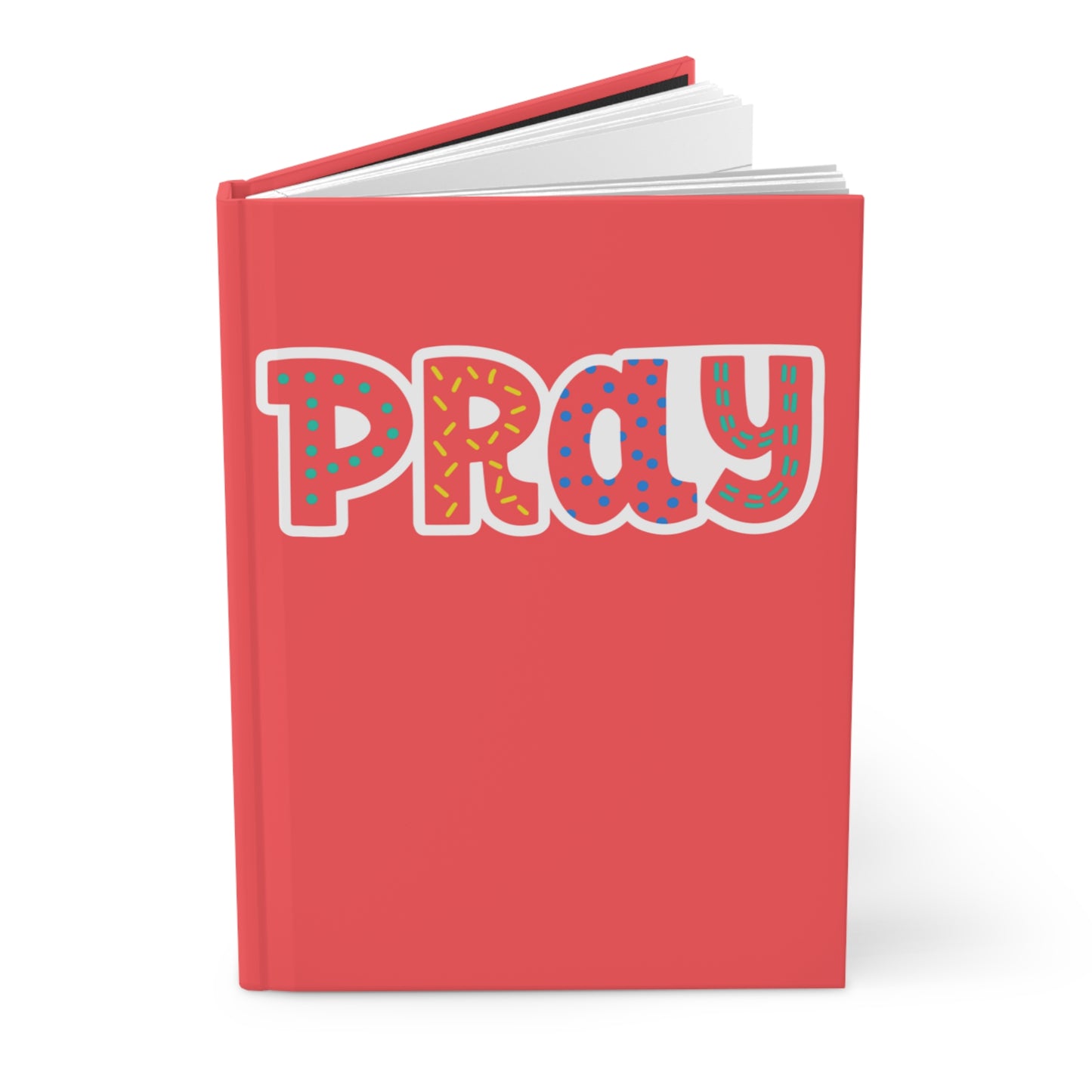 Red Pray Hardcover Journal Matte