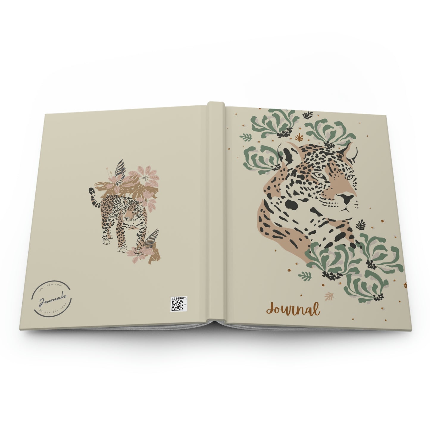 Tiger Hardcover Journal Matte