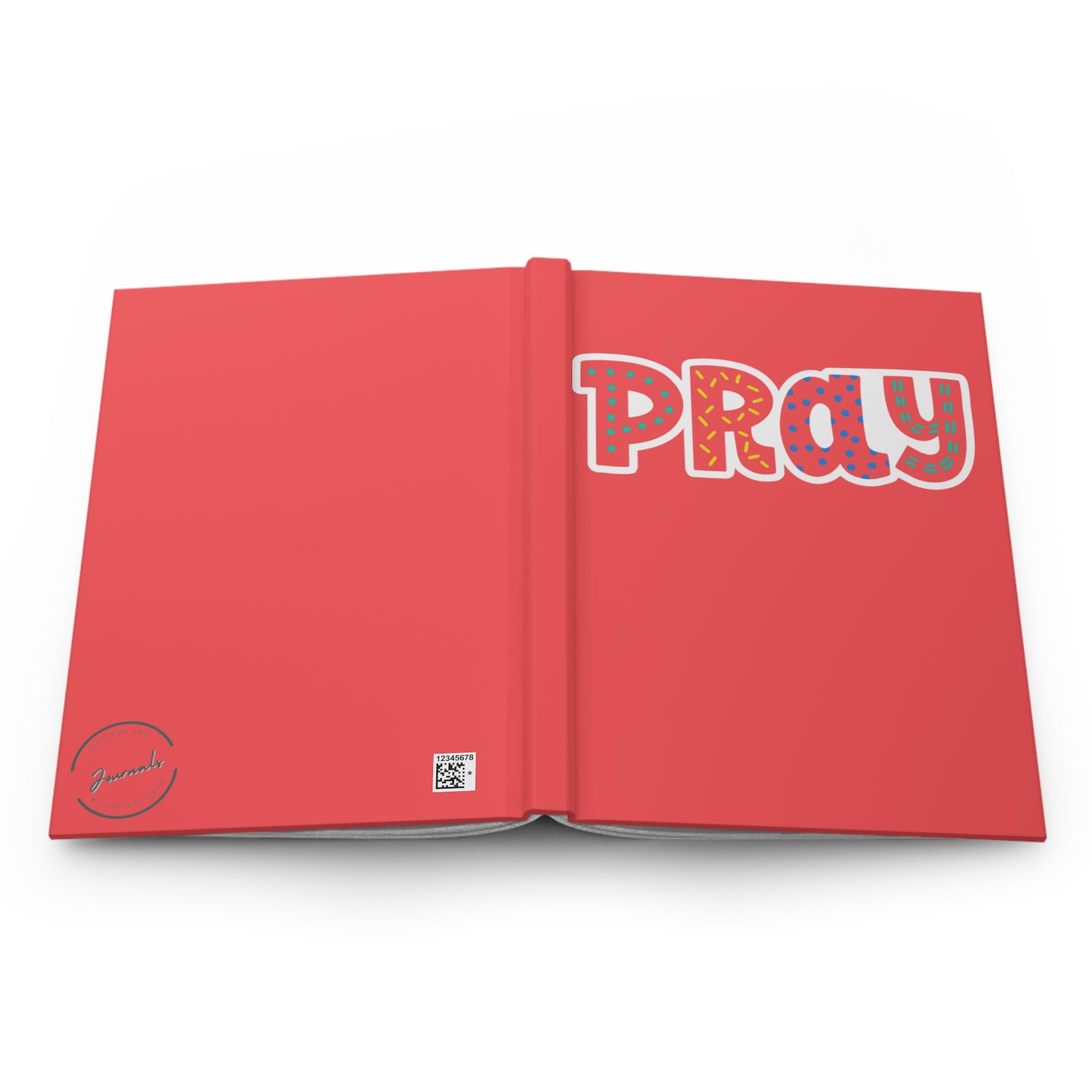 Red Pray Hardcover Journal Matte