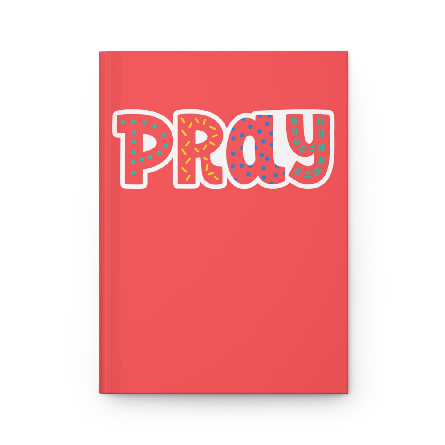 Red Pray Hardcover Journal Matte