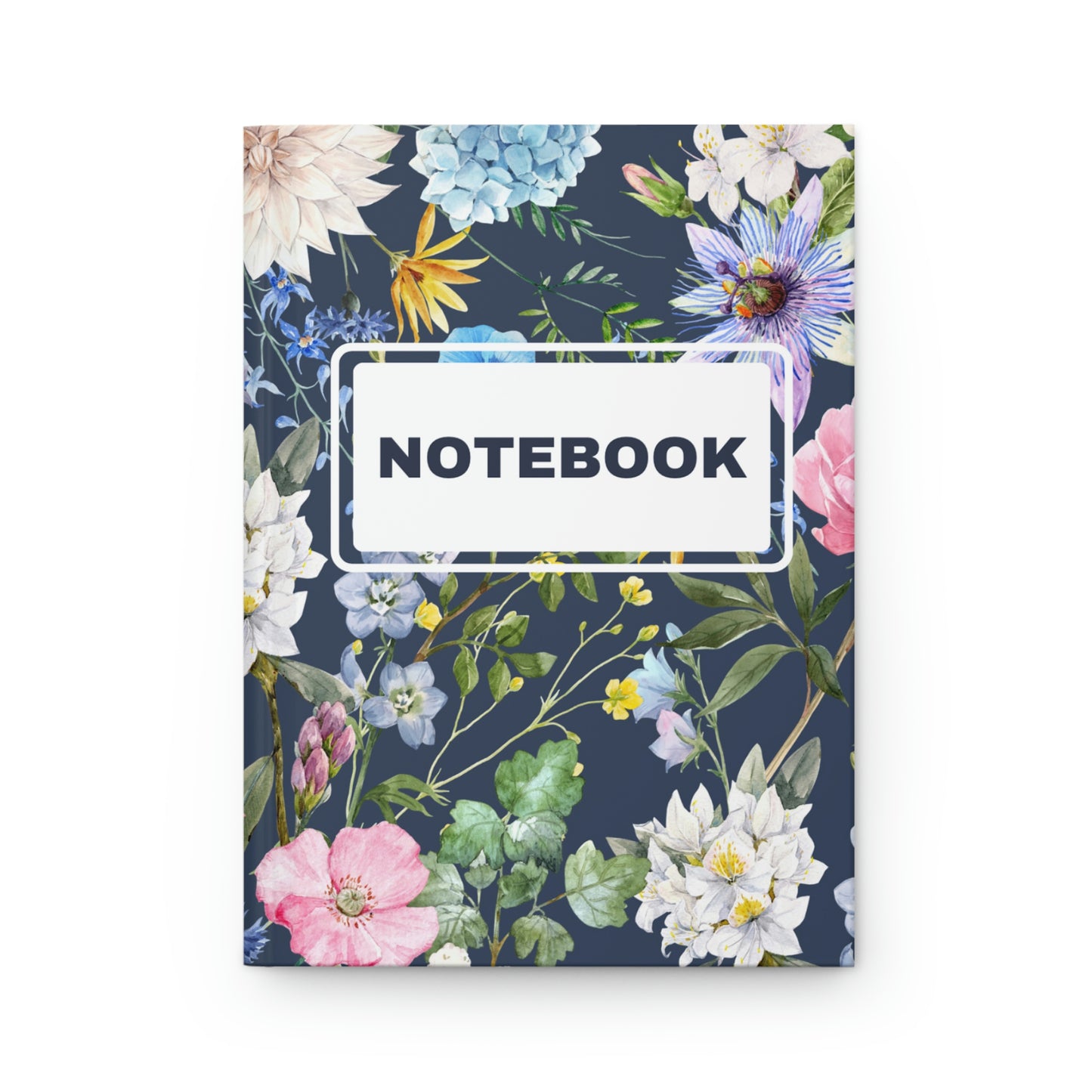 Flower Notebook Hardcover Journal Matte