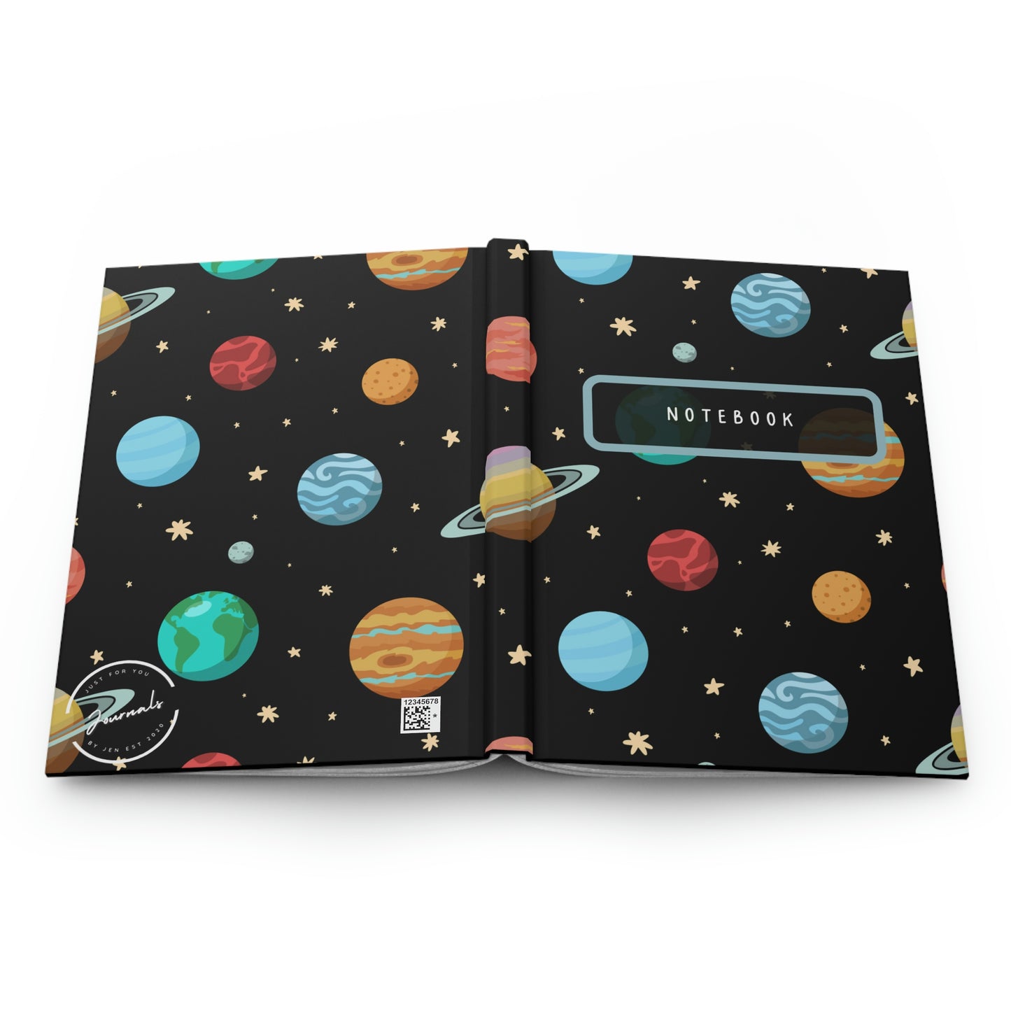 Space Notebook Hardcover Journal Matte
