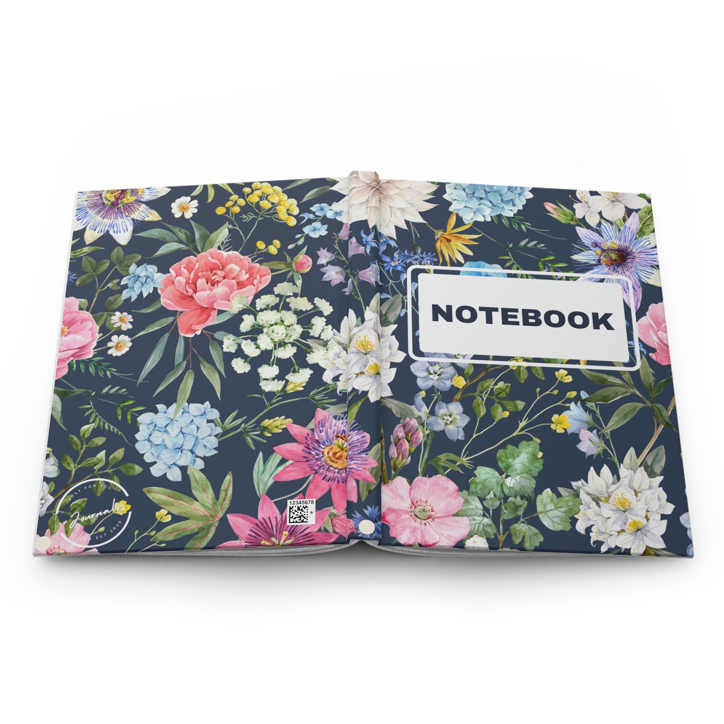 Flower Notebook Hardcover Journal Matte