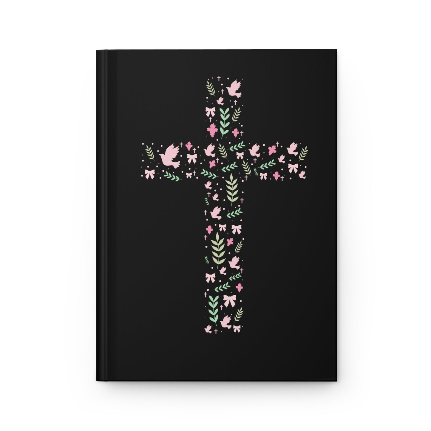 Black Flower Cross