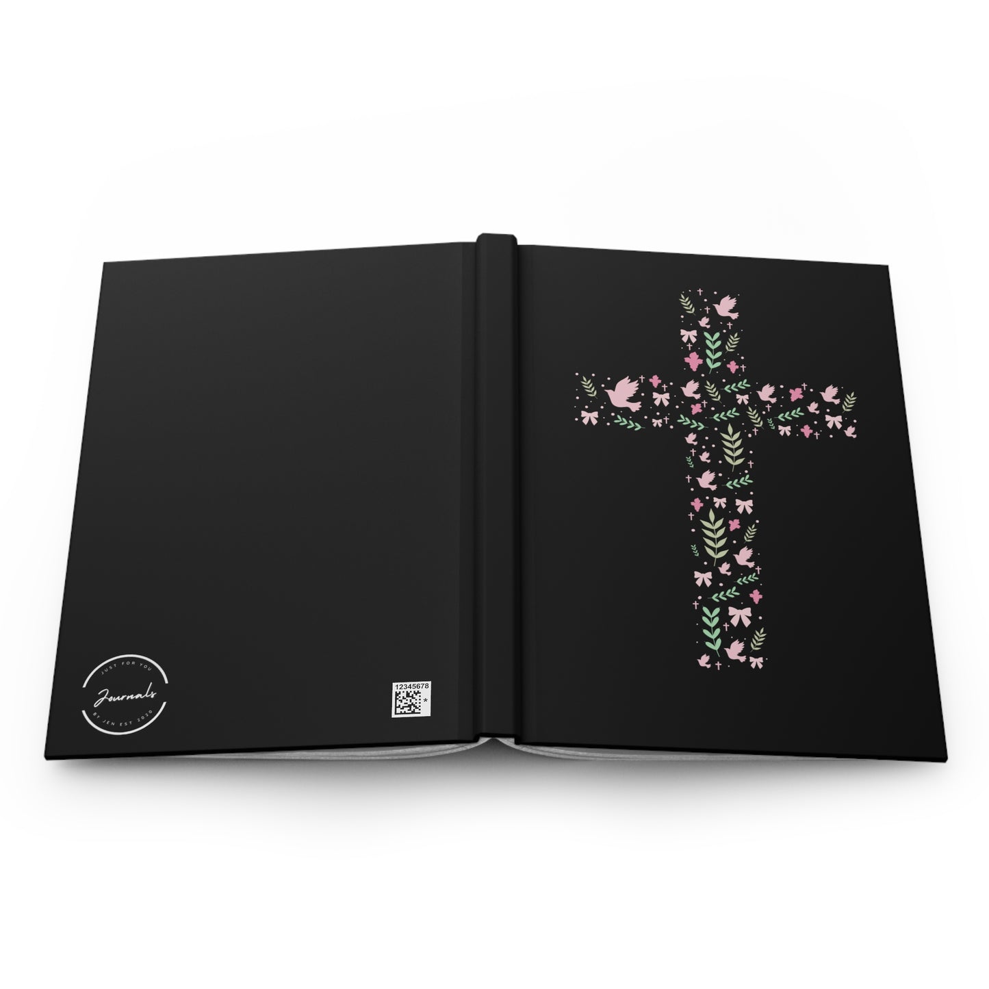 Black Flower Cross