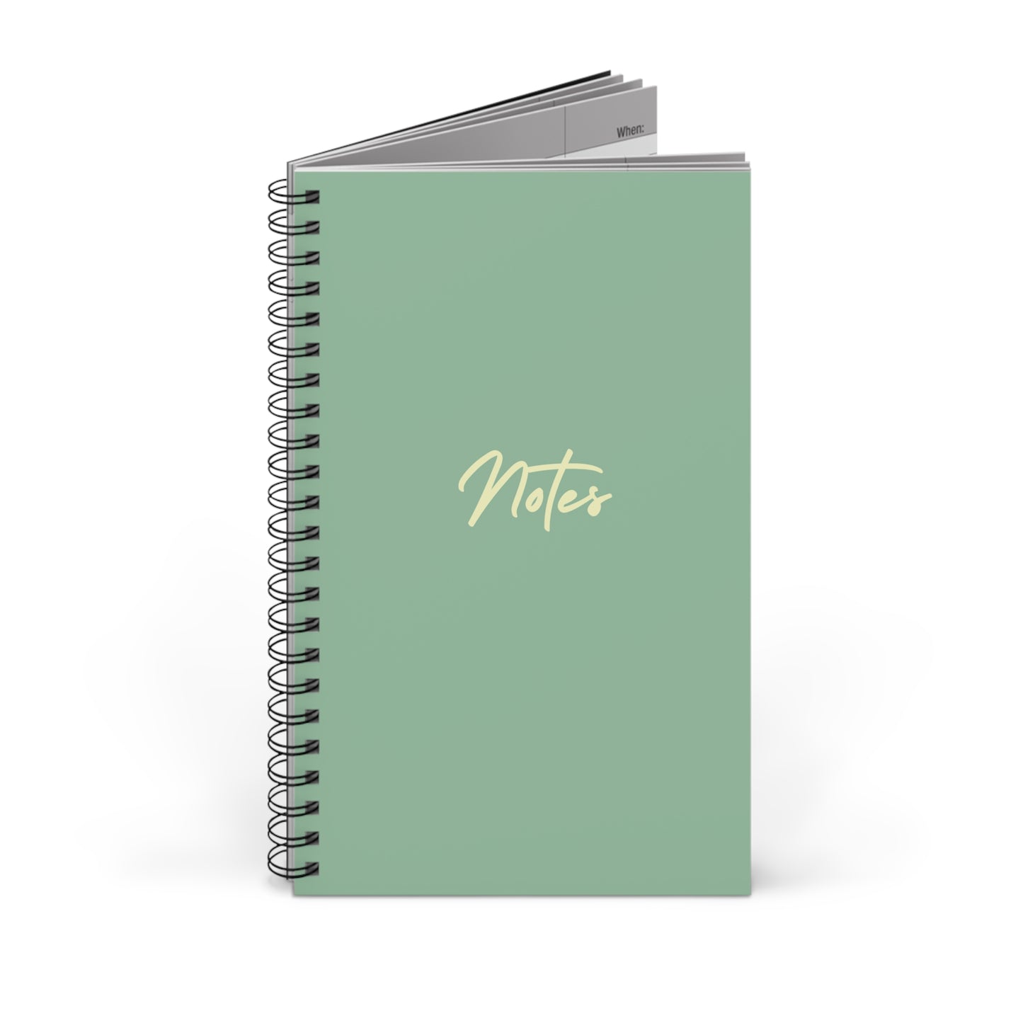 Mint Notes Spiral Journal