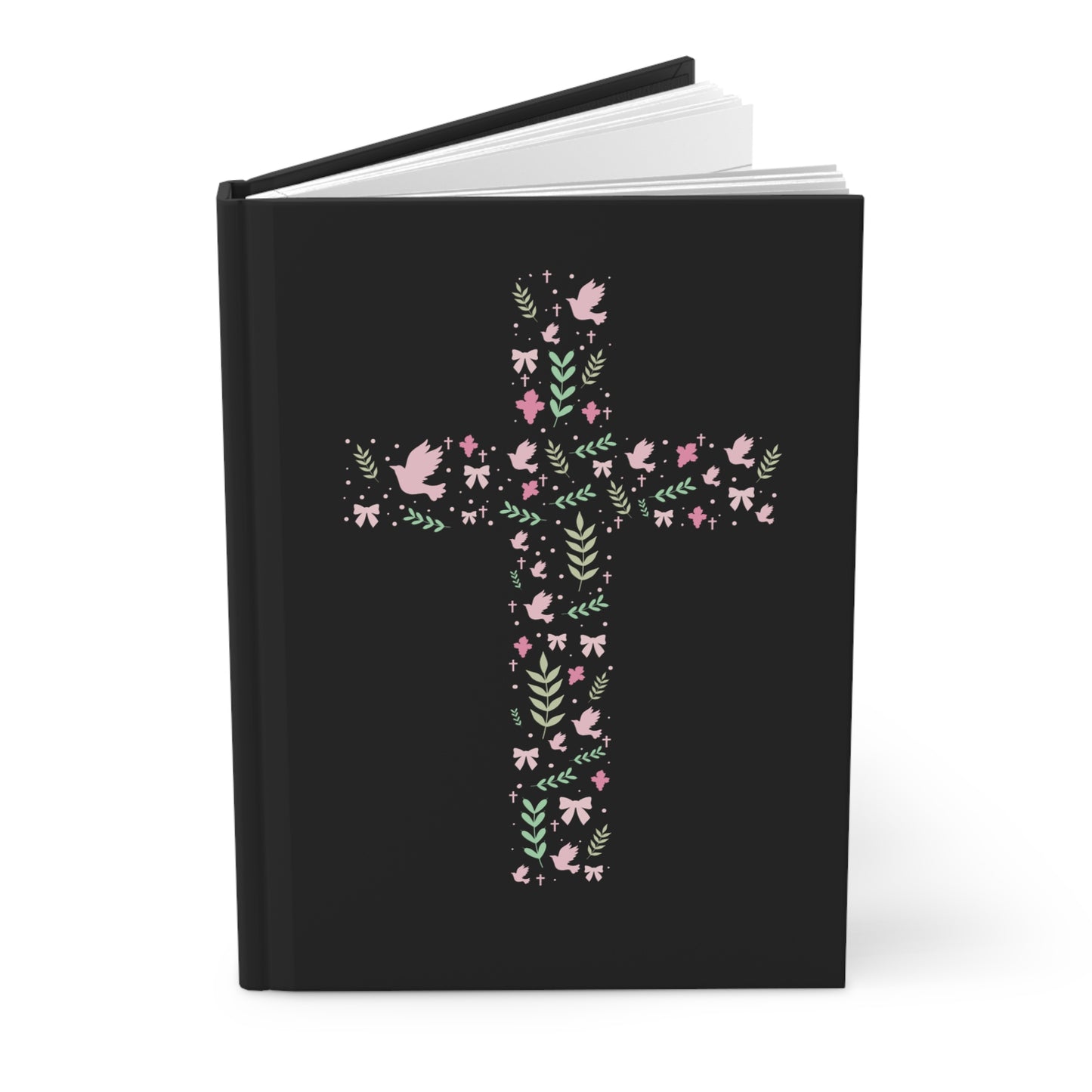 Black Flower Cross