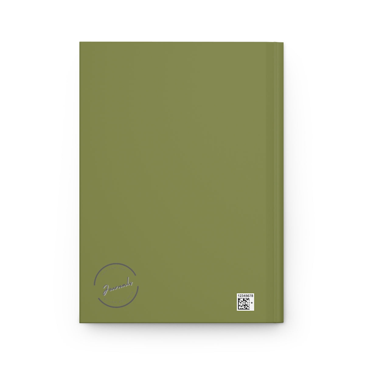 Flower Cross Green Hardcover Journal Matte