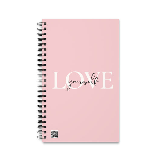 Love Yourself Spiral Journal