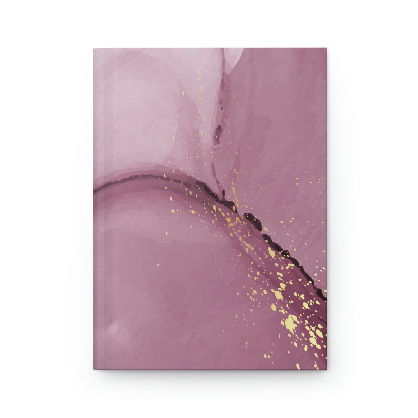 Pink/Gold Hardcover Journal Matte