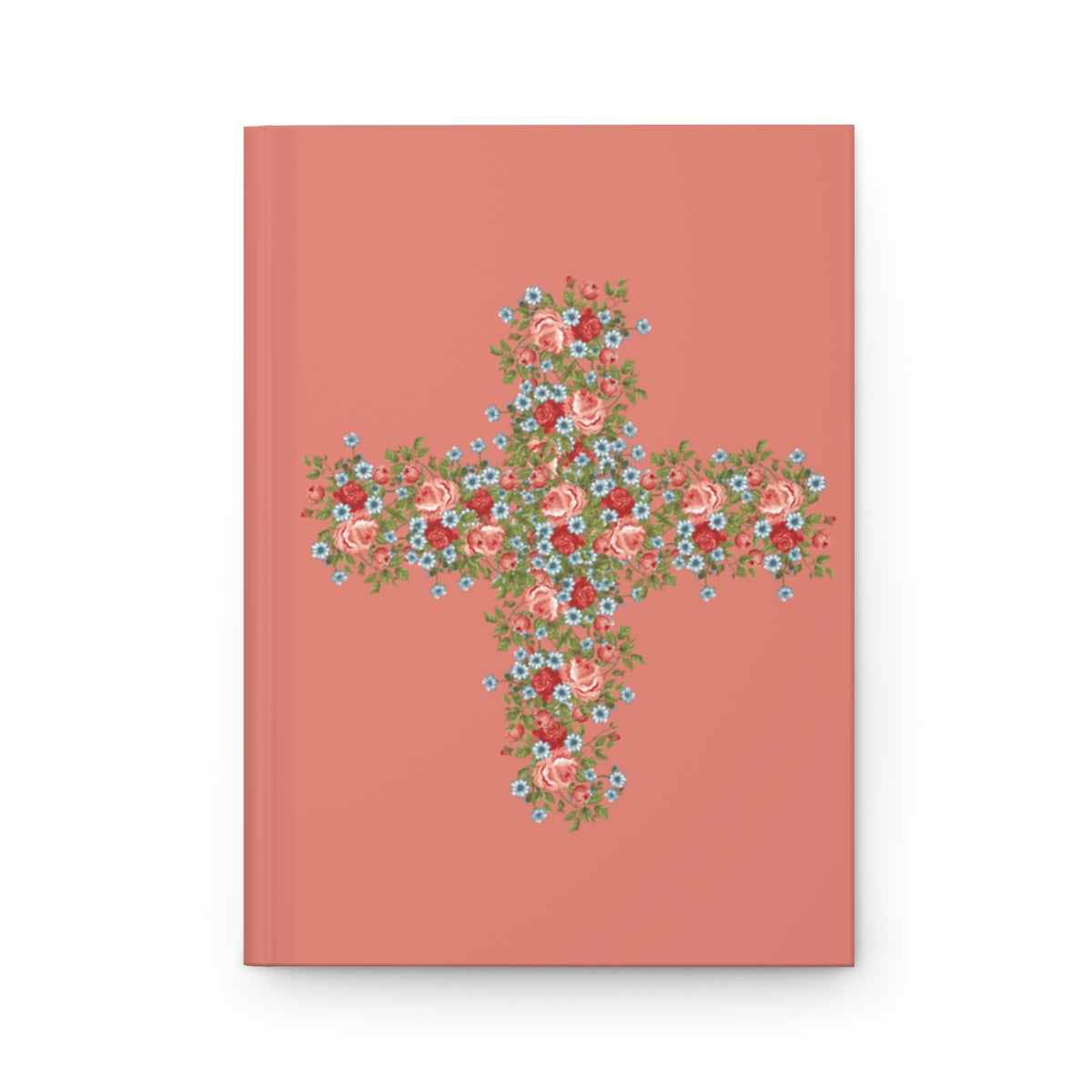 Flower Cross Hardcover Journal Matte