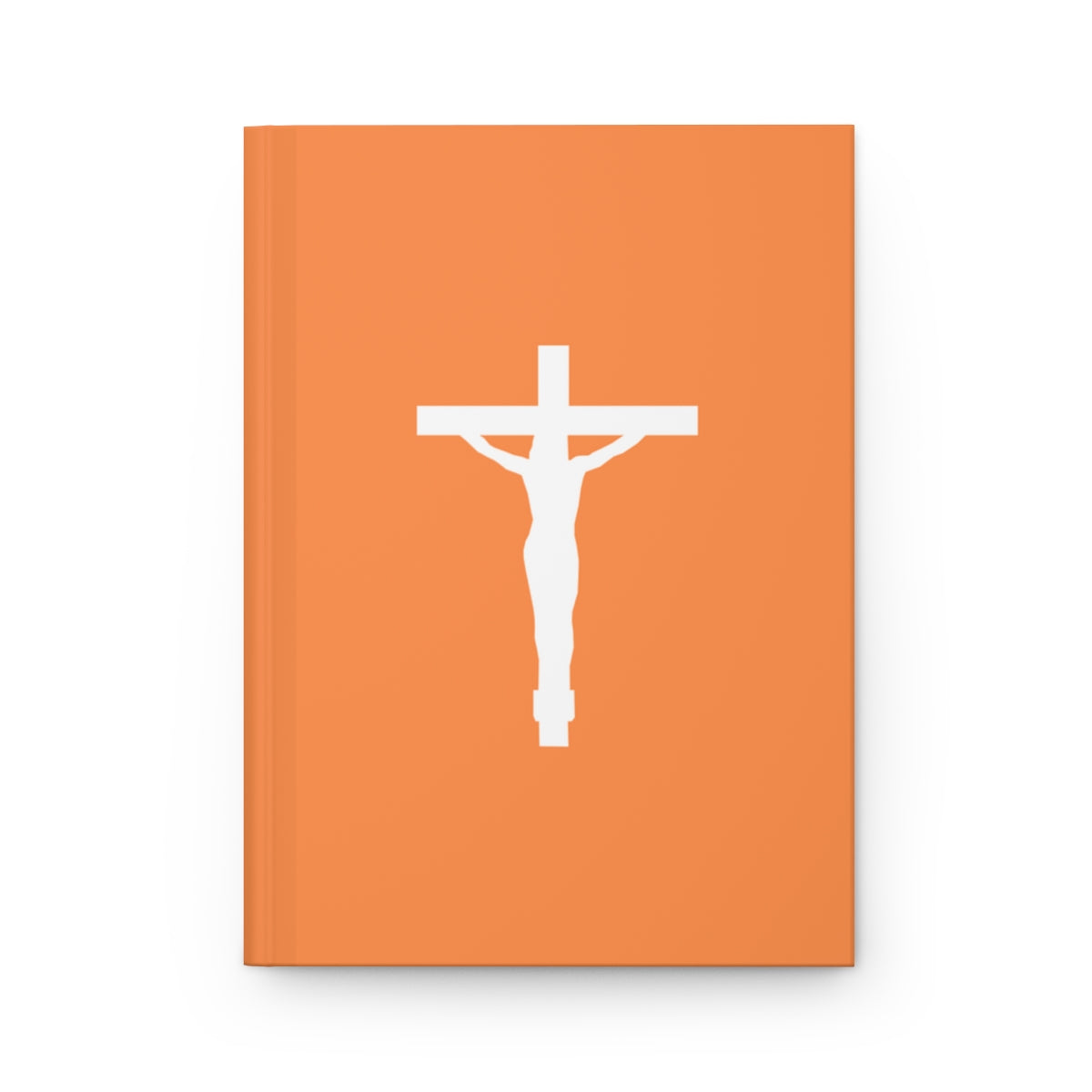 Orange Cross Hardcover Journal Matte