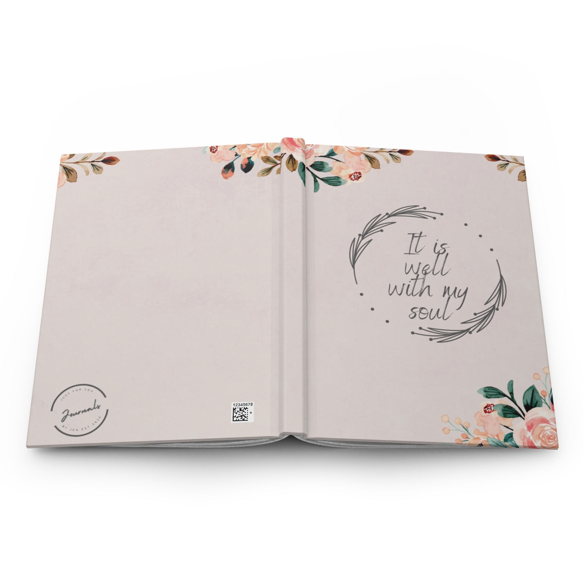 It Is Well With My Soul Hardcover Journal Matte