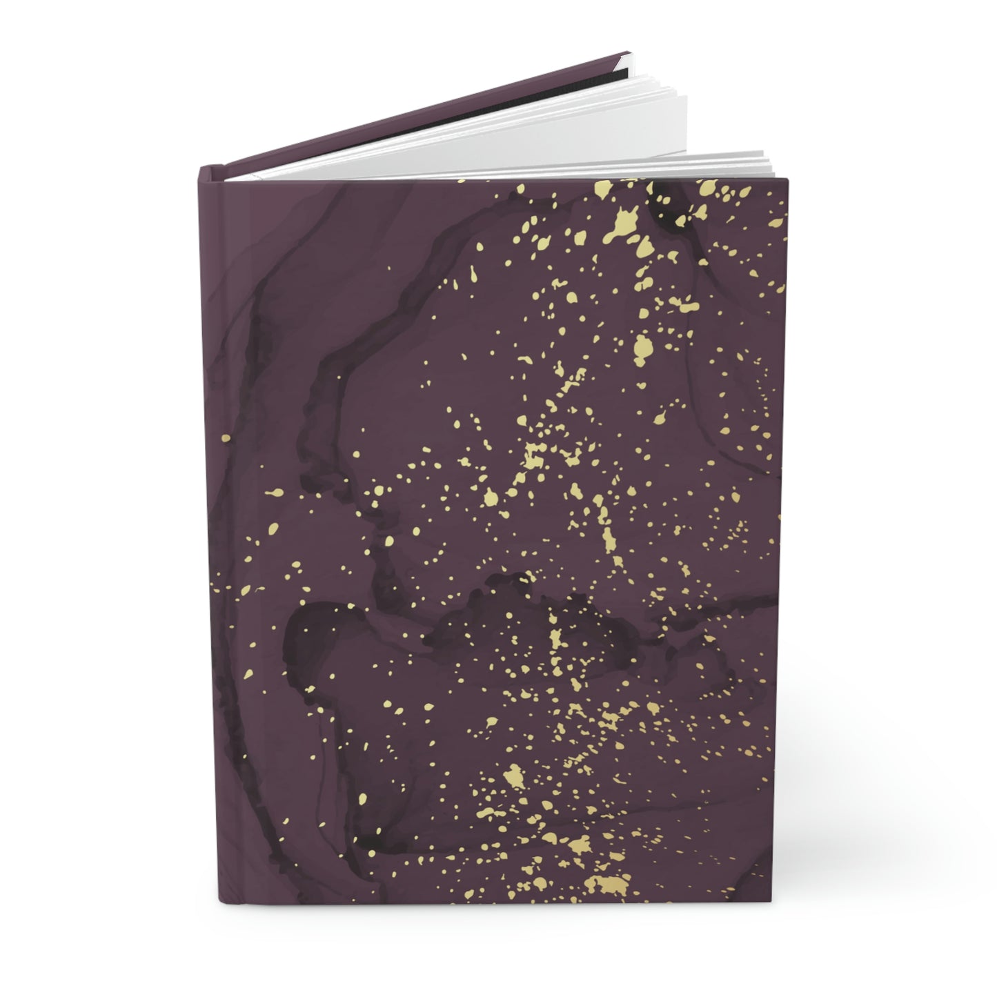 Purple/Gold Hardcover Journal Matte