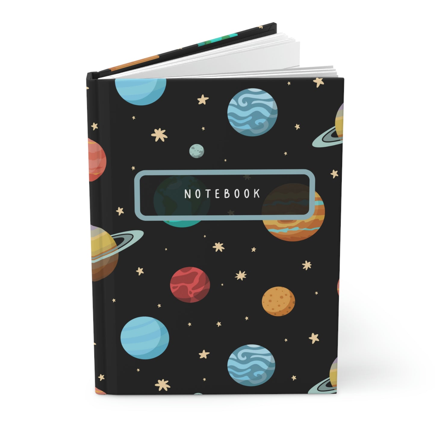 Space Notebook Hardcover Journal Matte