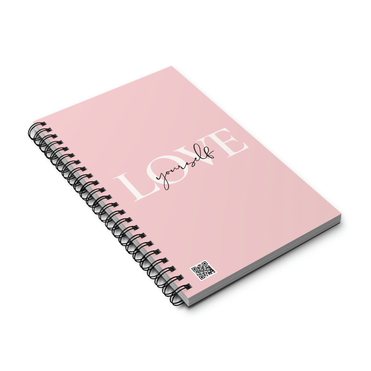 Love Yourself Spiral Journal