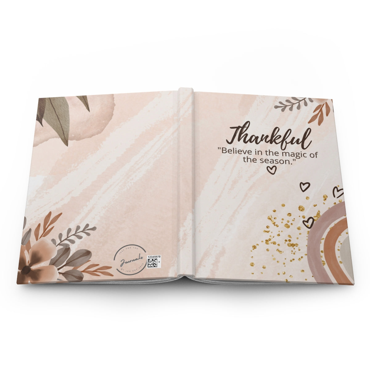 Thankful Hardcover Journal Matte