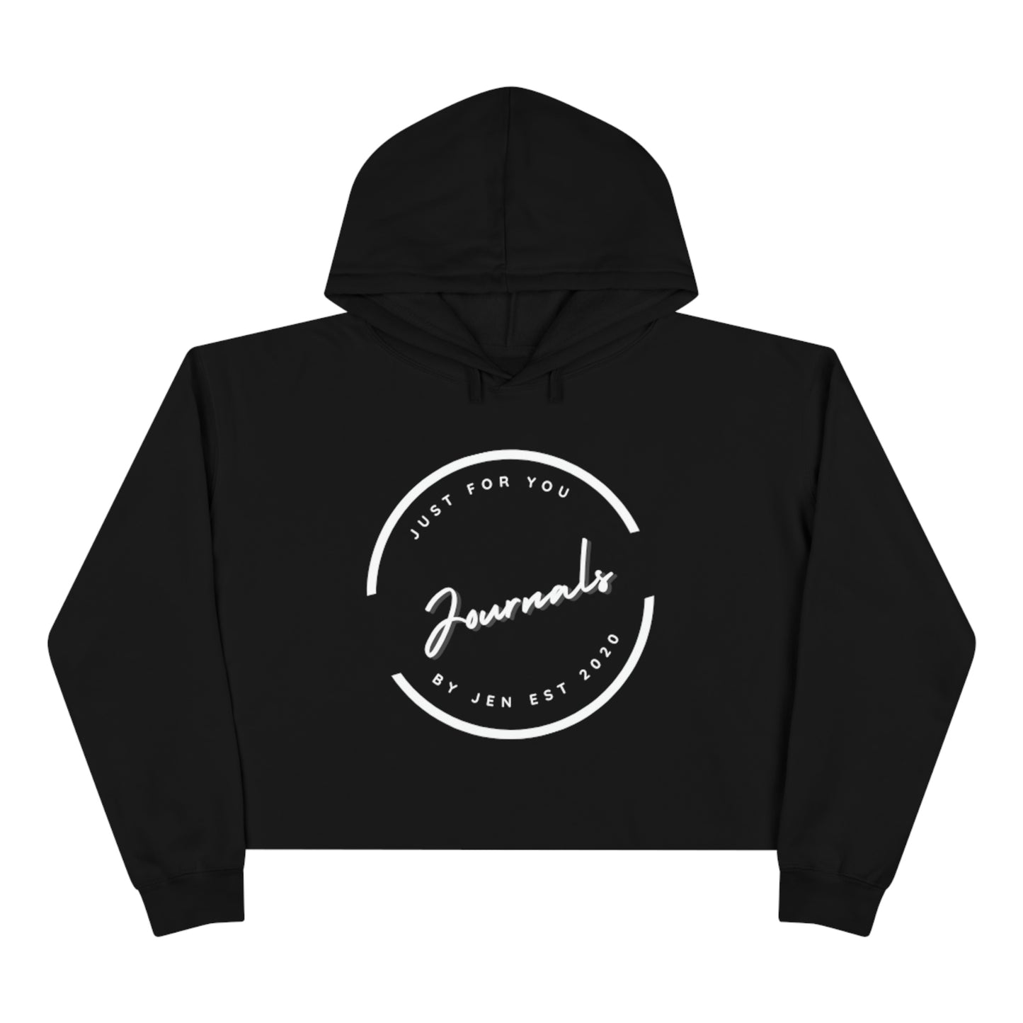 Journals By Jen Crop Hoodie