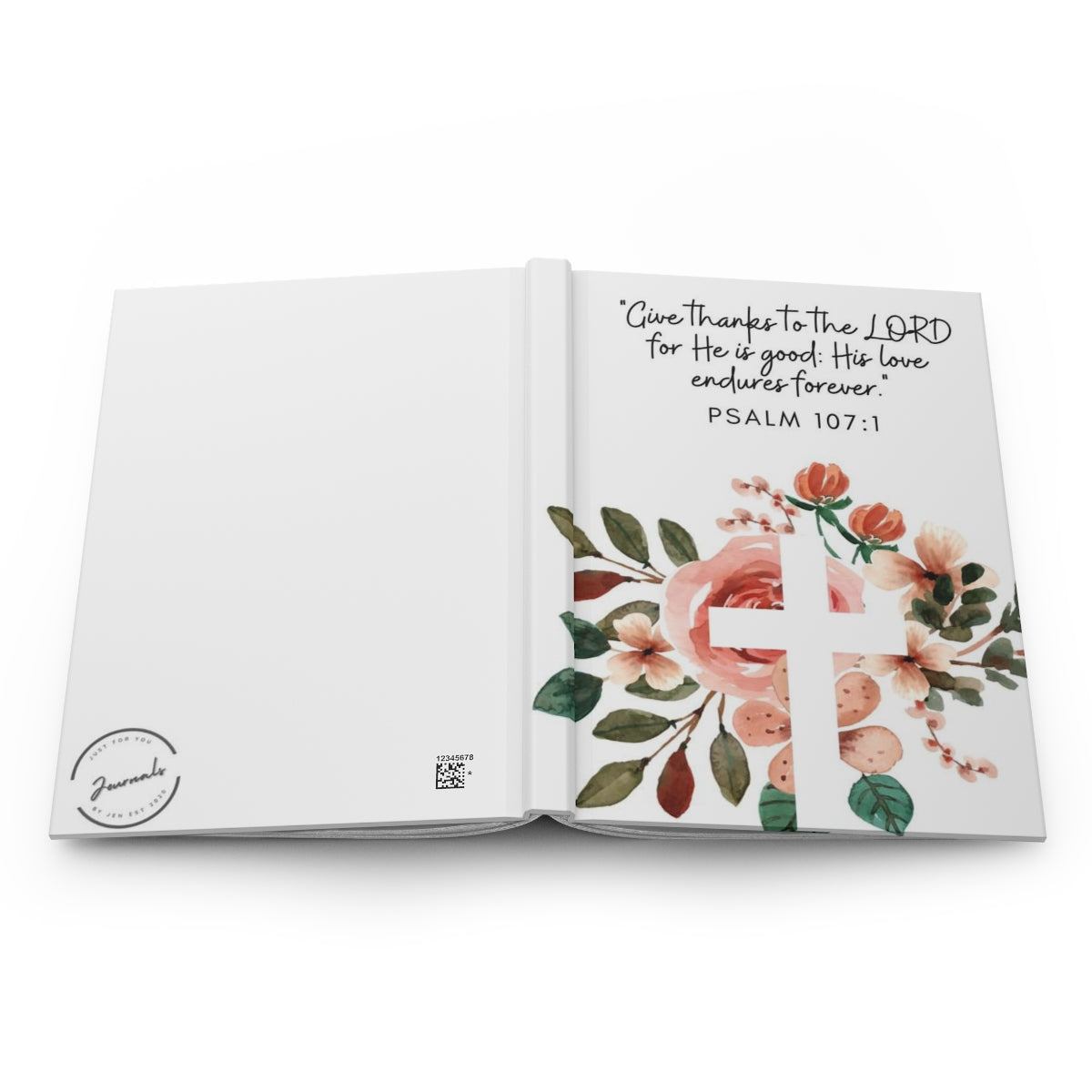 Give Thanks Hardcover Journal Matte