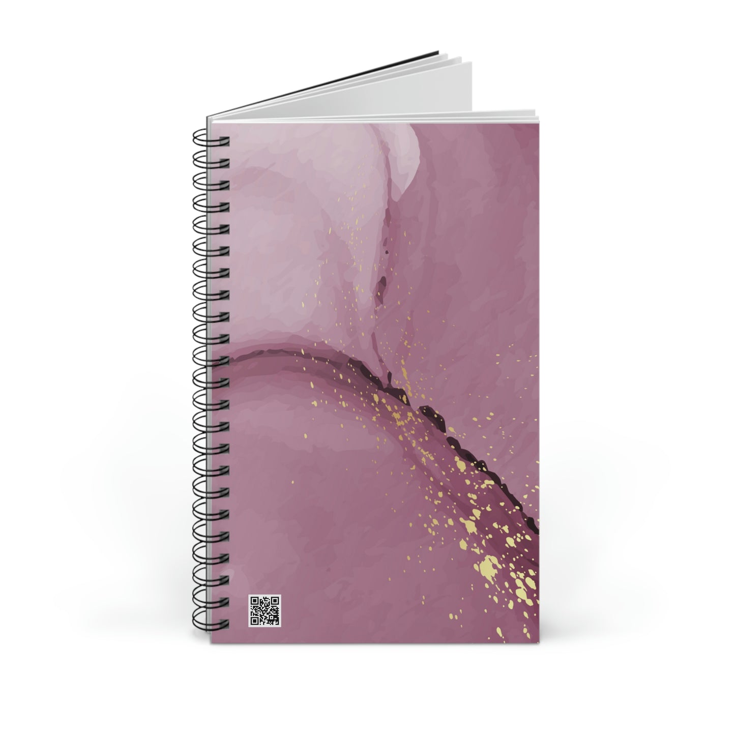 Pink/Gold Spiral Journal