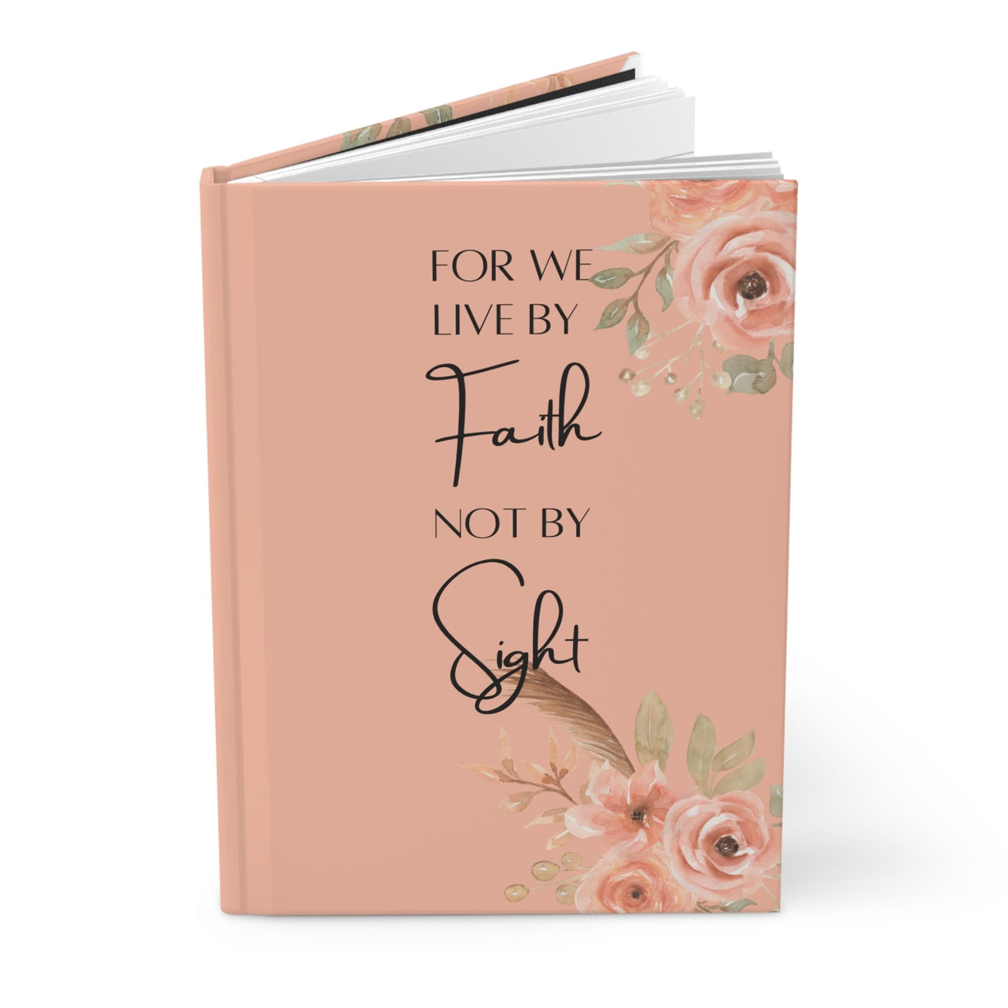 Live By Faith Hardcover Journal Matte