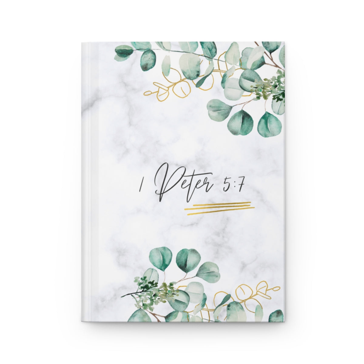 1 Peter 5:7 Hardcover Journal Matte