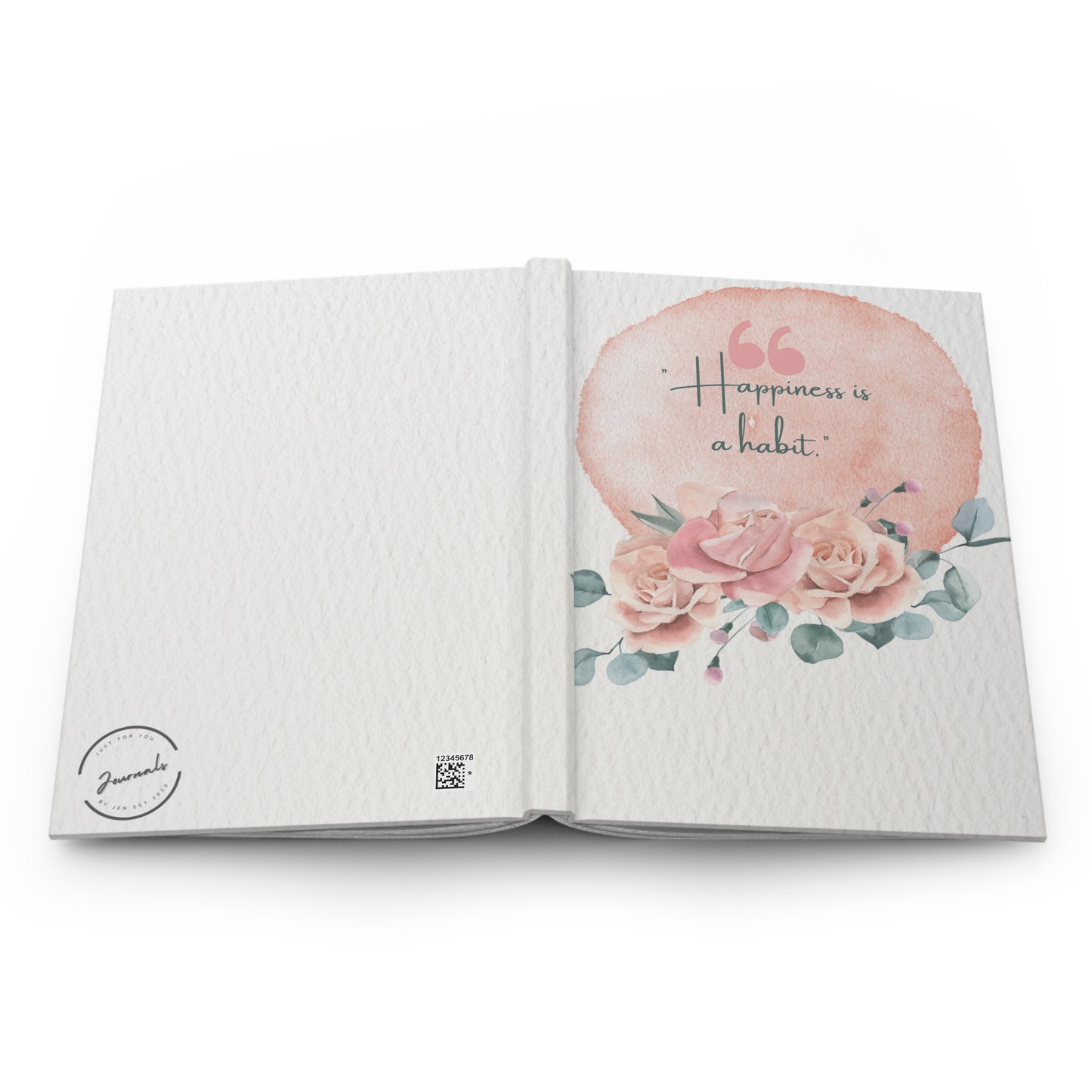 Happiness is a Habit Hardcover Journal Matte