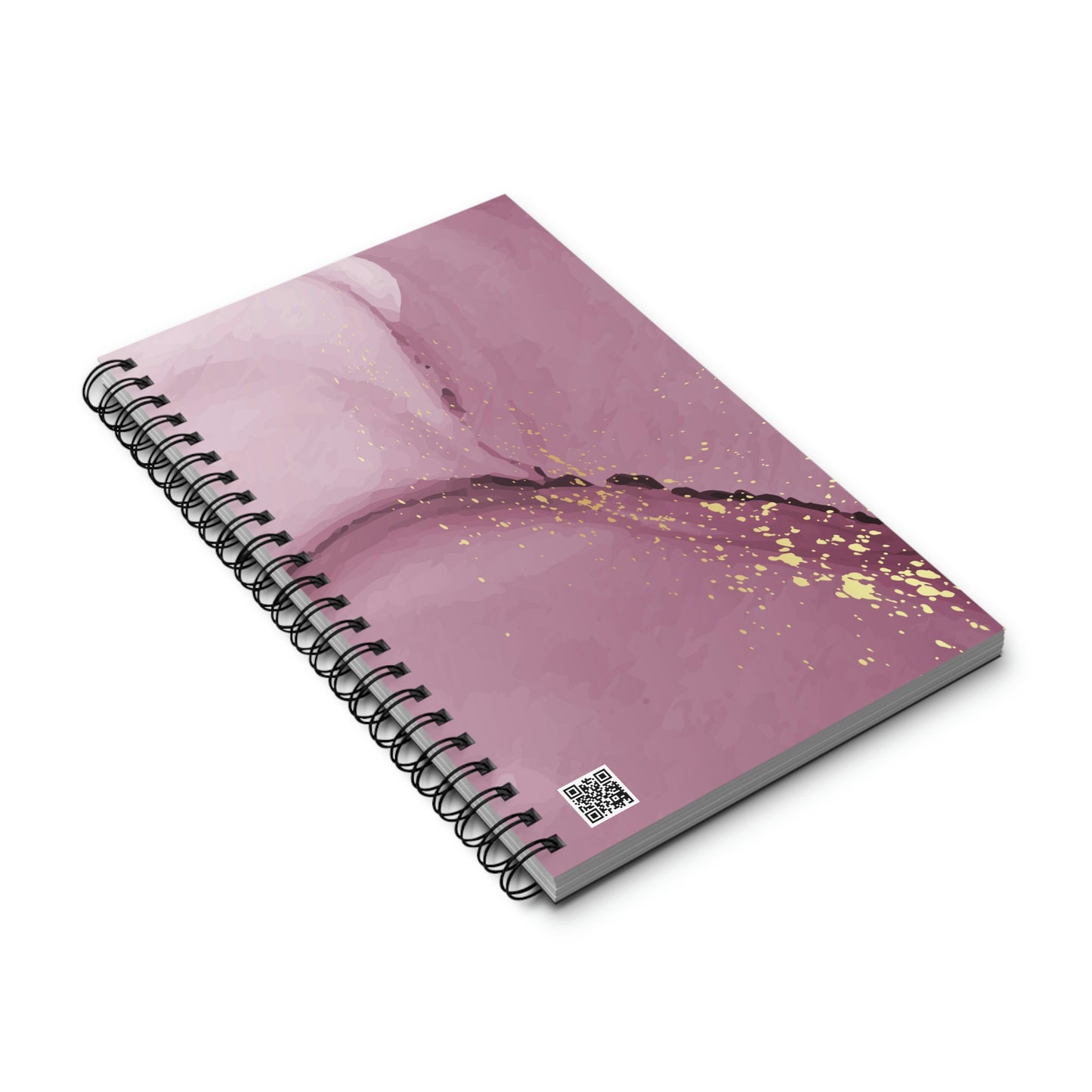 Pink/Gold Spiral Journal