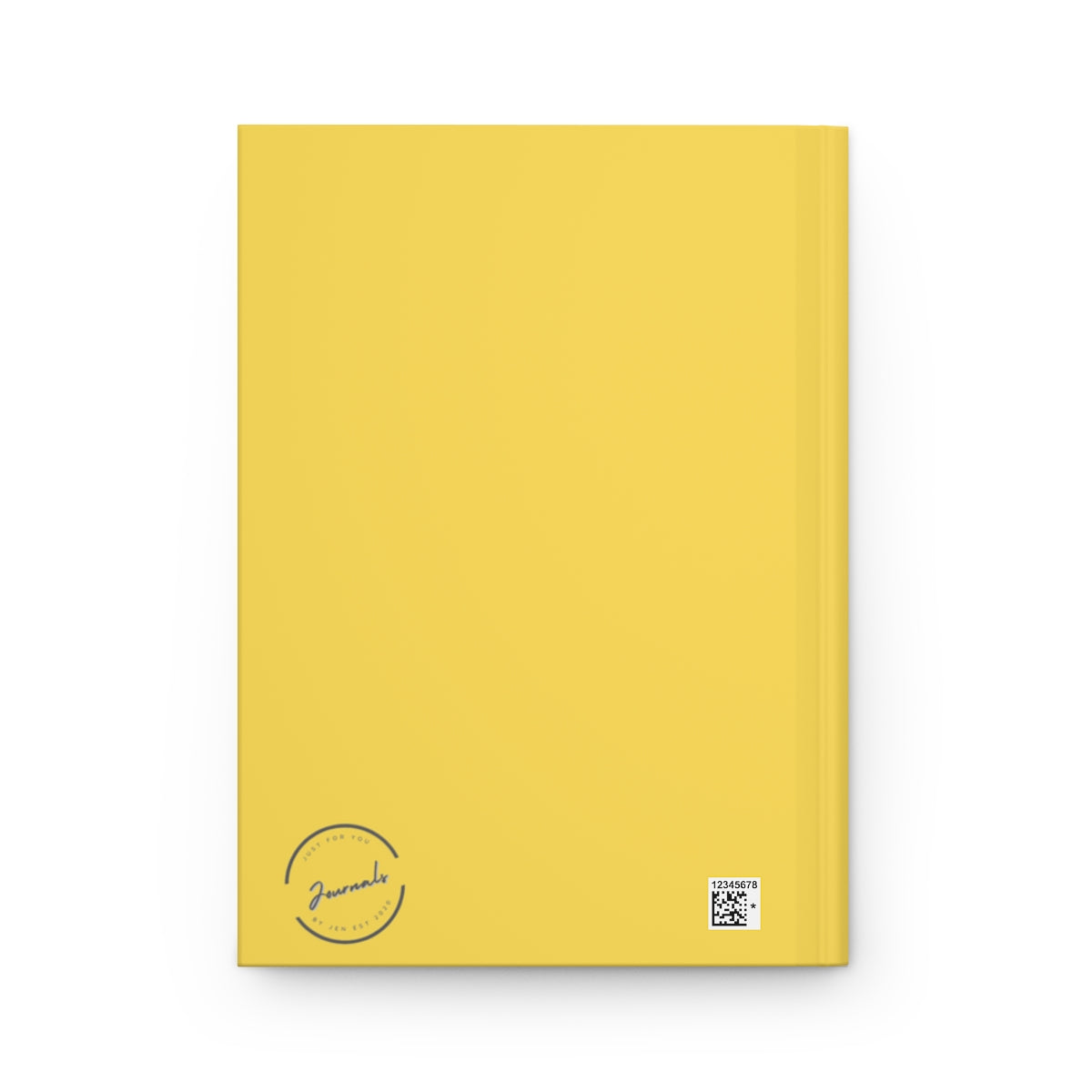 Yellow Heart/Cross Hardcover Journal Matte