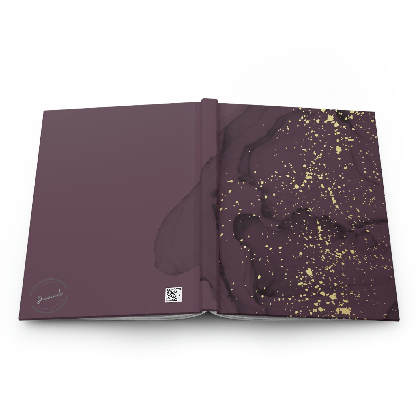 Purple/Gold Hardcover Journal Matte