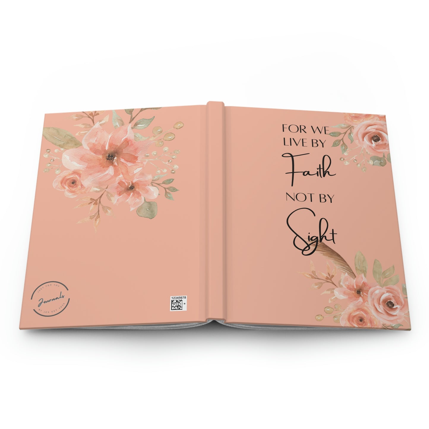 Live By Faith Hardcover Journal Matte