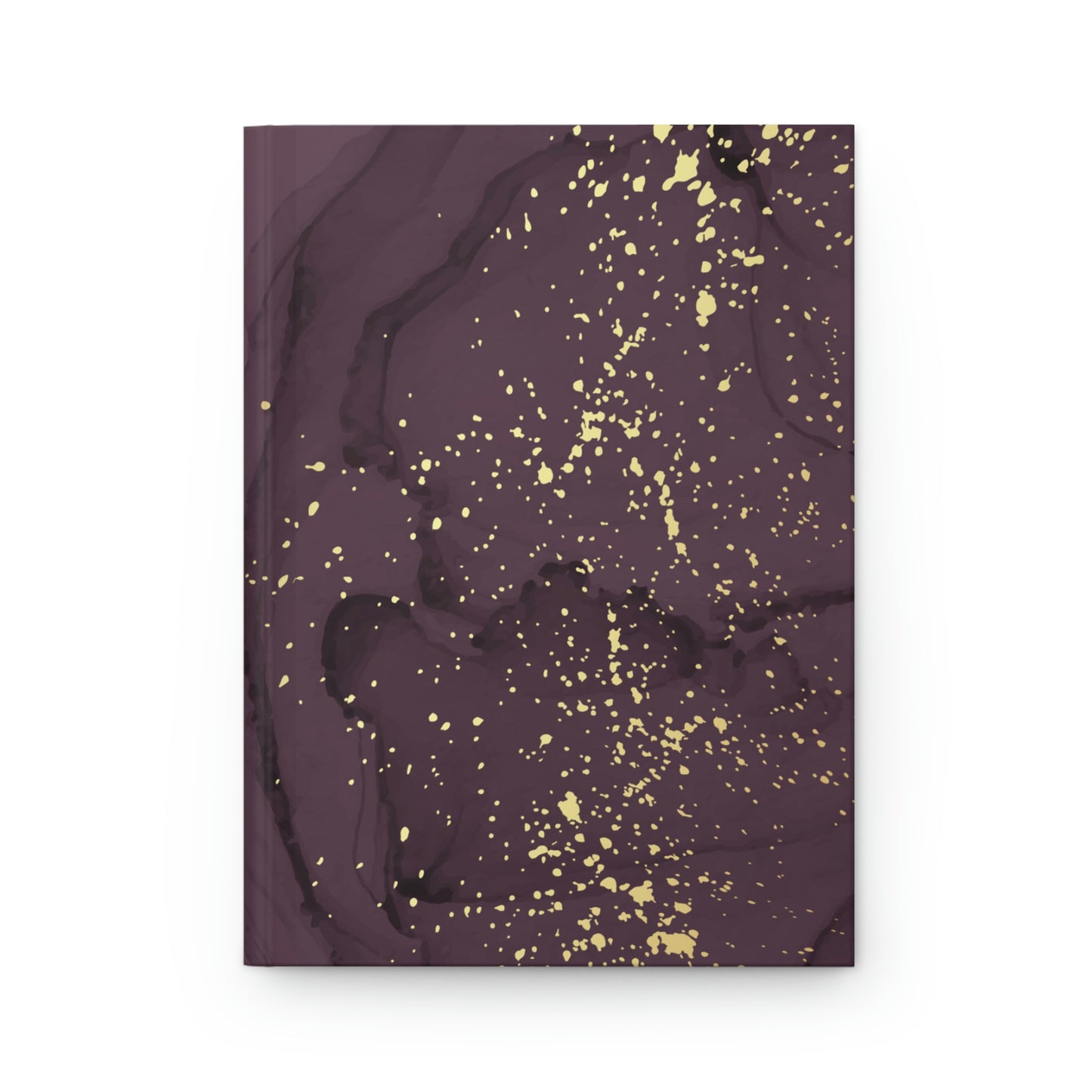 Purple/Gold Hardcover Journal Matte