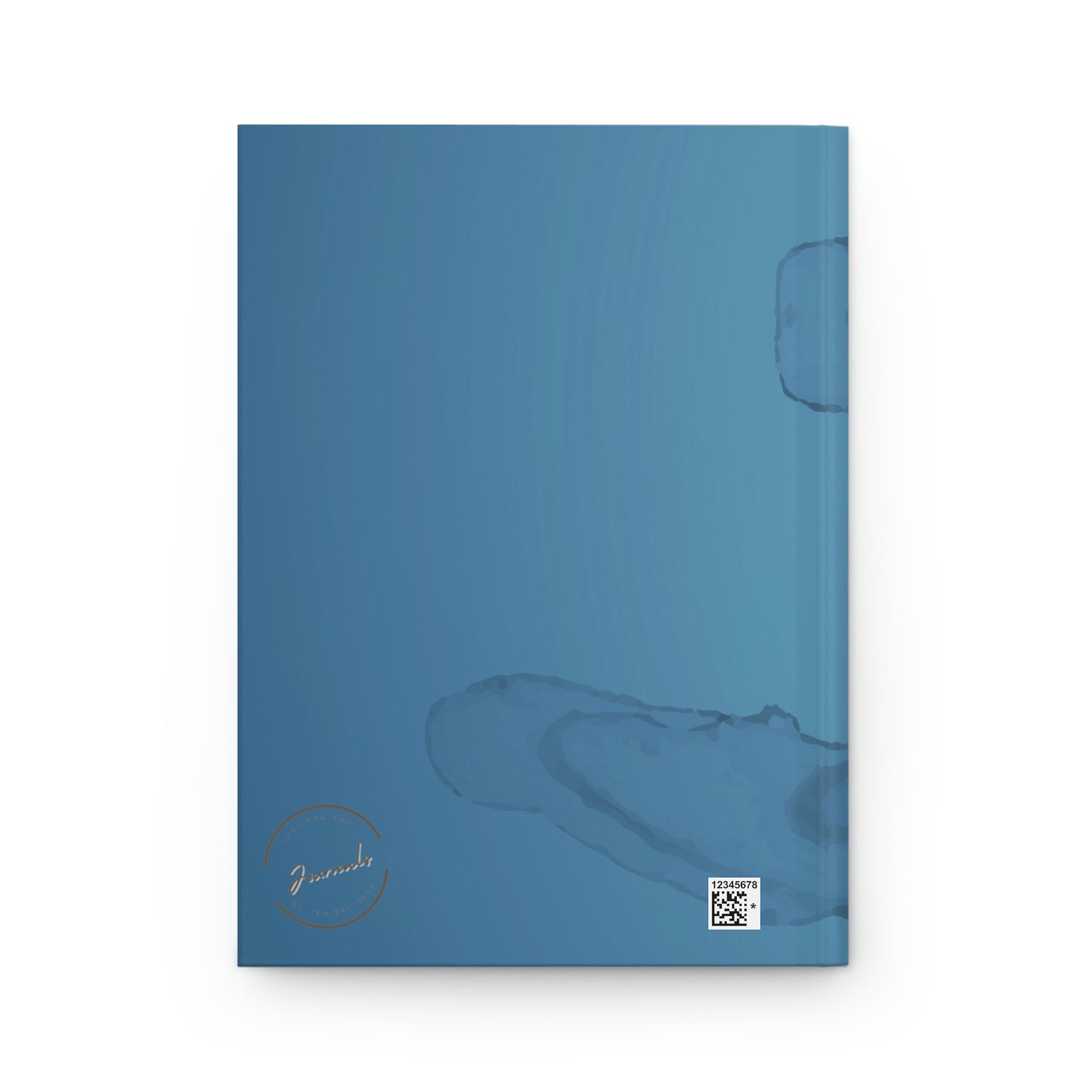 Blue/Gold Hardcover Journal Matte