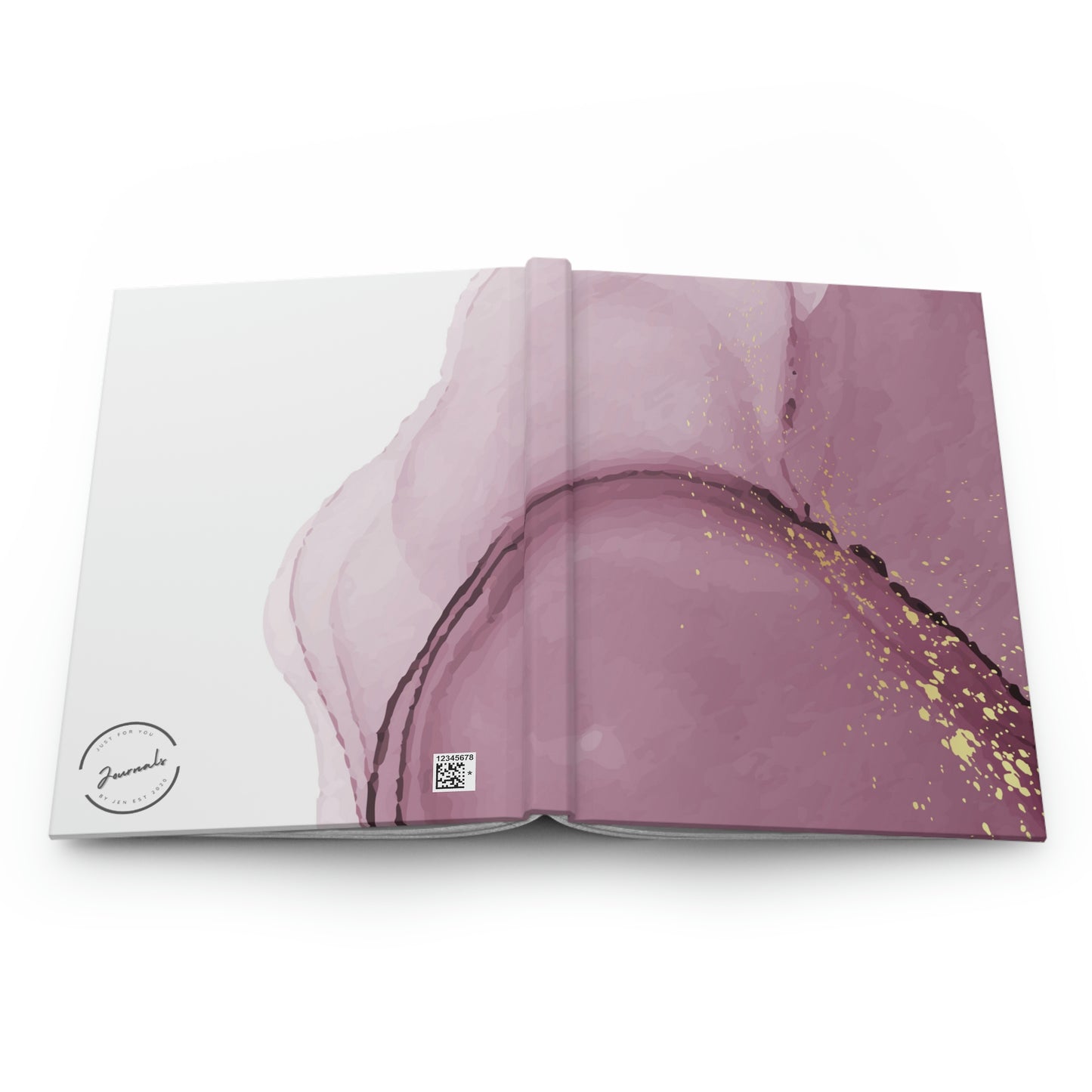 Pink/Gold Hardcover Journal Matte