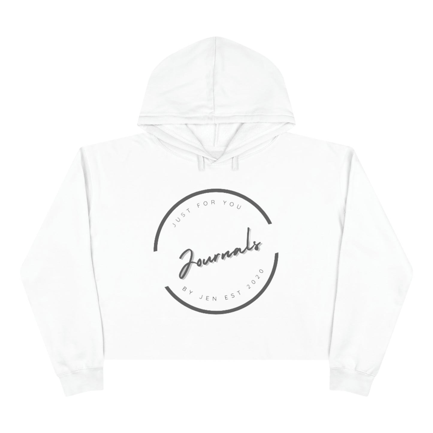 Journals By Jen Crop Hoodie