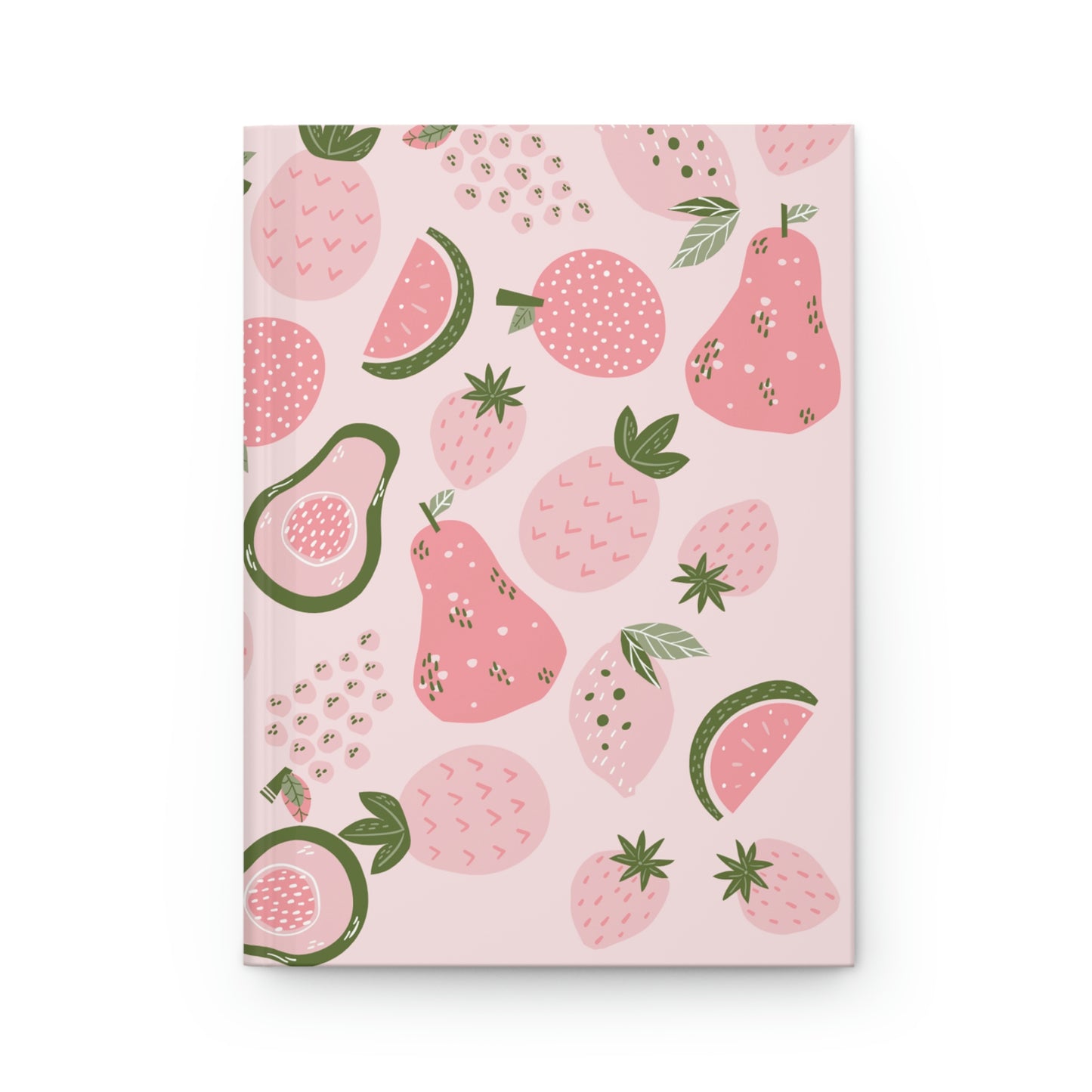 Pink Foods Hardcover Journal Matte