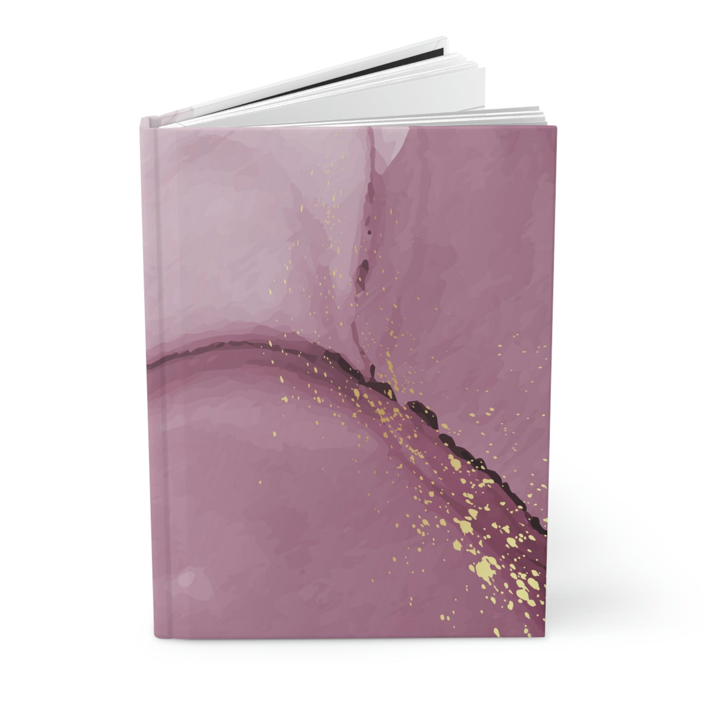 Pink/Gold Hardcover Journal Matte